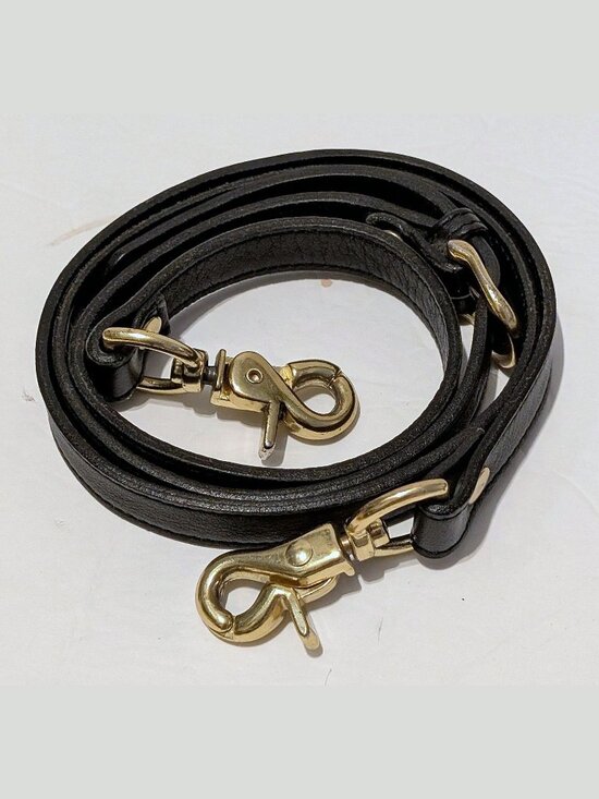Coach Handbags - RARE Vintage Coach LEATHER Replacement Strap FOR STATION BAG 5130 BLACK